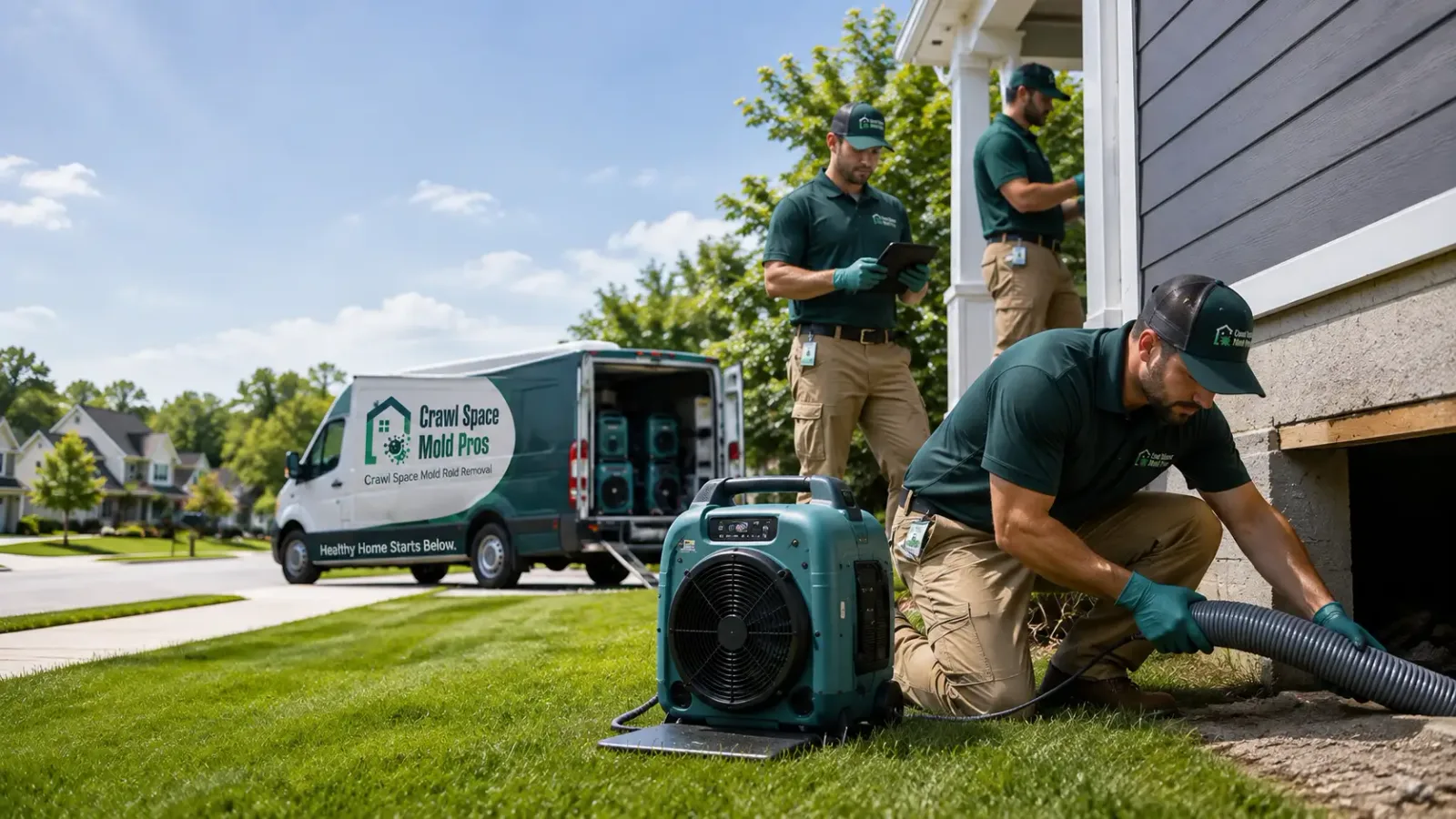 Crawl Space Mold Removal in Springdale, WA